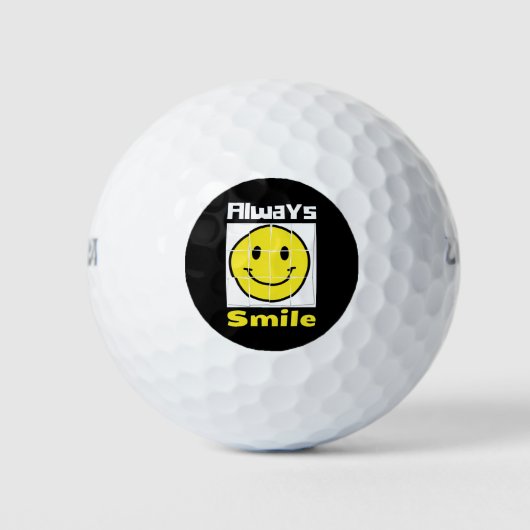 Balles De Golf sourire émoji (Devant)