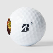 Balles De Golf Souris de Noël (4) (Logo)