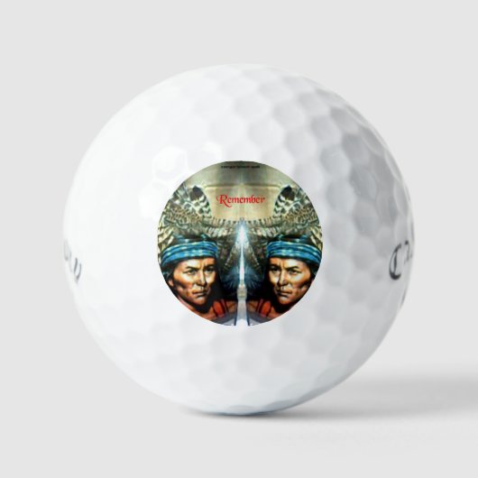 Balles De Golf Souvenez-vous d'eux 3pk Callaway Golf Balls (Recto)