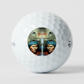 Balles De Golf Souvenez-vous d'eux 3pk Taylor Made Golf Balls
