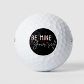 Balles De Golf Soyez vous-même Inspirationnel Citation Valentine  (Devant)