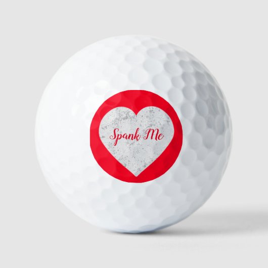 Balles De Golf SPANK ME Golf Balls (Recto)