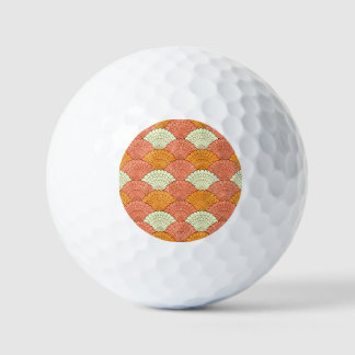 Balles De Golf Spectacle de coquilles : Motifs de la mer Abstrait