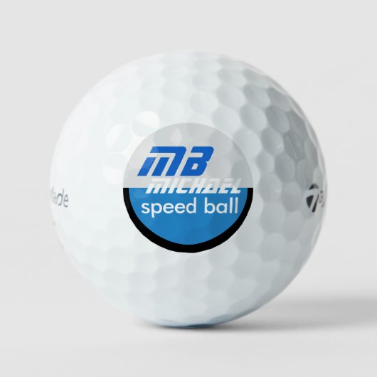 Balles De Golf Speed Blue Golf Ball (Recto)