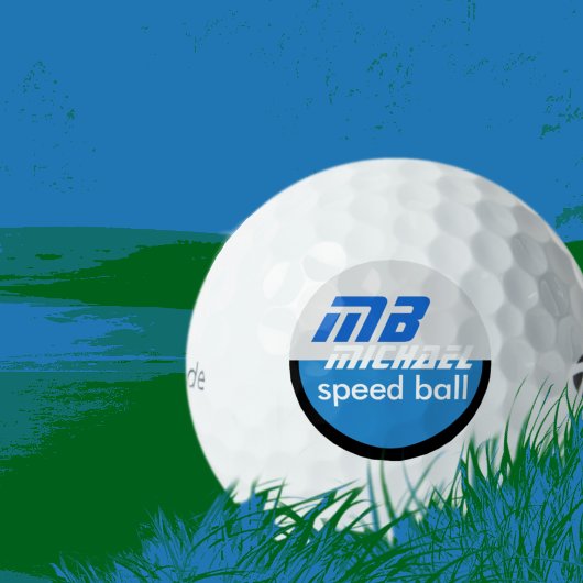 Balles De Golf Speed Blue Golf Ball