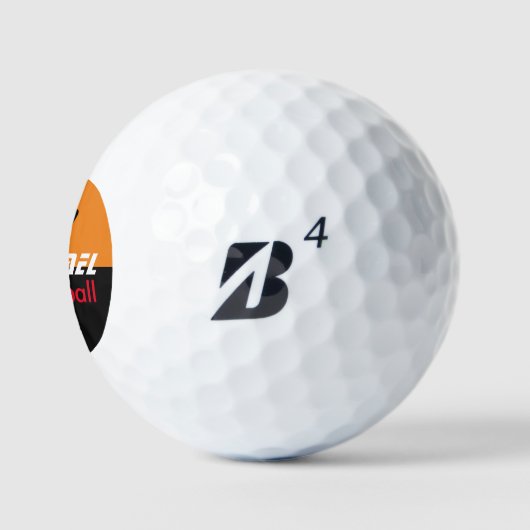 Balles De Golf Speed Orange Logo Golf Ball (Logo)