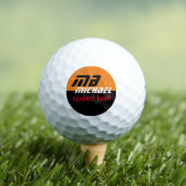 Balles De Golf Speed Orange Logo Golf Ball (T-shirt Insitu)