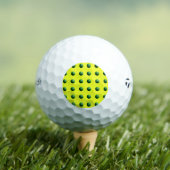 Balles De Golf Sphères vertes sur jaune (T-shirt Insitu)
