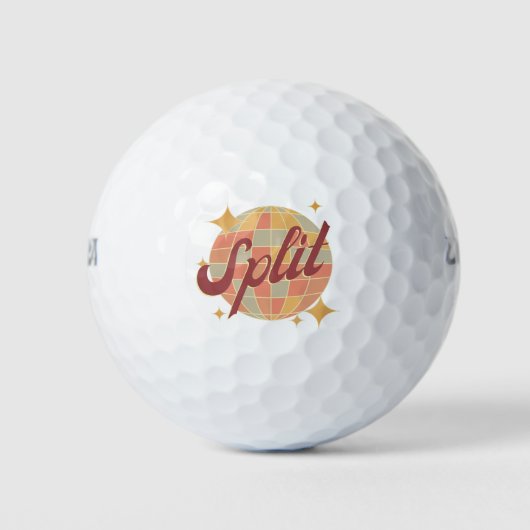 Balles De Golf Split City Croatie Station de golf rétro (Devant)