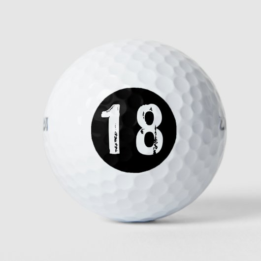 Balles De Golf Sport numéro 18 (Devant)