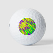 Balles De Golf Spray Paint Mardi Gras (Devant)