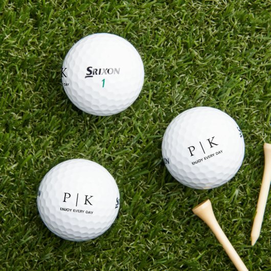 Balles de golf Srixon Soft Feel 13 Monogramme Mode (Herbe in situ)