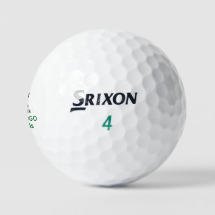 Balles de golf Srixon Soft Feel - Ajouter un nom L
