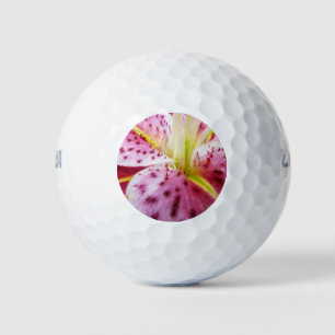 Balles De Golf Stargazer Lily brillant Magenta Floral