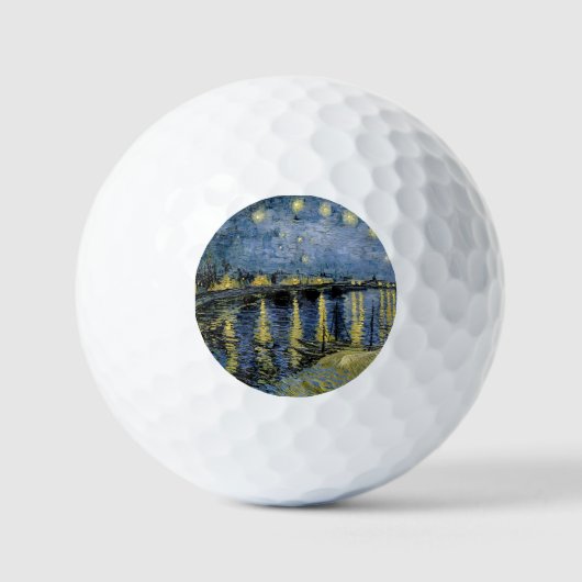 Balles De Golf Starry Night Vincent van Gogh (Recto)