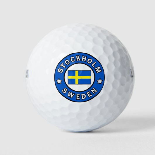 Balles De Golf Stockholm Suède (Devant)