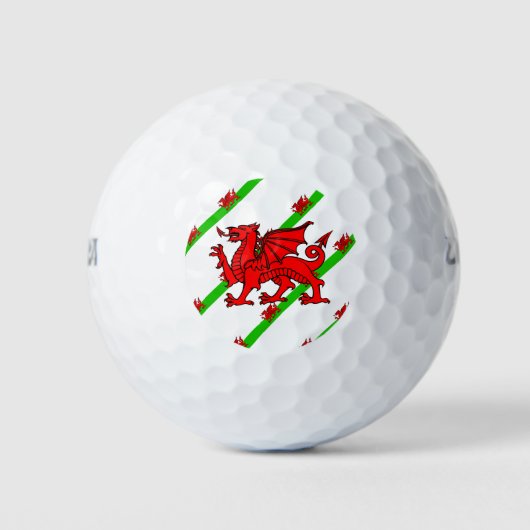 Balles De Golf Stripes-flag (Devant)