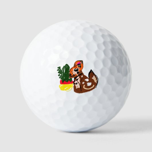 Balles De Golf Style Chihuahua mignon (Recto)