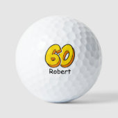 Balles De Golf Style comique 60e anniversaire Golfer Gift - drôle (Recto)
