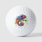 Balles De Golf Style d'aquarelle des teintures Chameleon (Recto)