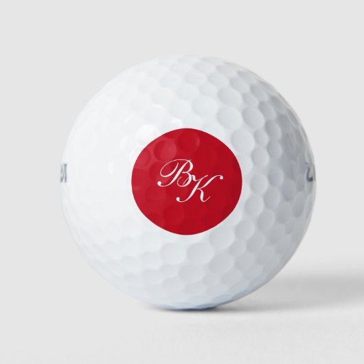 Balles De Golf Style de monogramme classe (Devant)