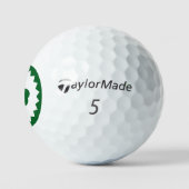 Balles De Golf Stylish Three Leaf Clover Design Premium (Logo)