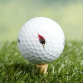 Balles De Golf Stylo rouge en plumes avec nib or (T-shirt Insitu)