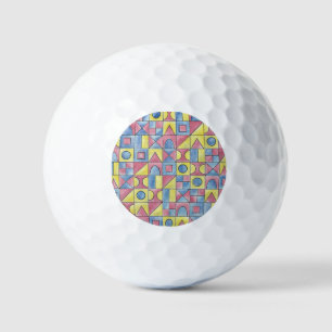 Balles De Golf Sudoku One - Art géométrique minimaliste moderne