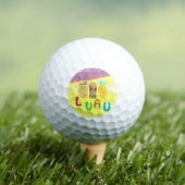 Balles De Golf Summer Tiki Pineapple Luau (T-shirt Insitu)