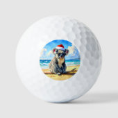 Balles De Golf Sun et Surf Koala Santa Hat (Recto)
