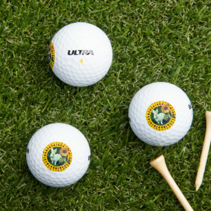 Balles De Golf Sunflower Rabbit Sunshine Golf Balls