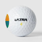 Balles De Golf Sunrise numérique par Kenneth Yoncich (Logo)