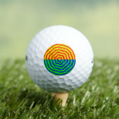 Balles De Golf Sunrise numérique par Kenneth Yoncich (T-shirt Insitu)