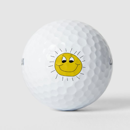 Balles De Golf Sunshine Golf Ball (Devant)