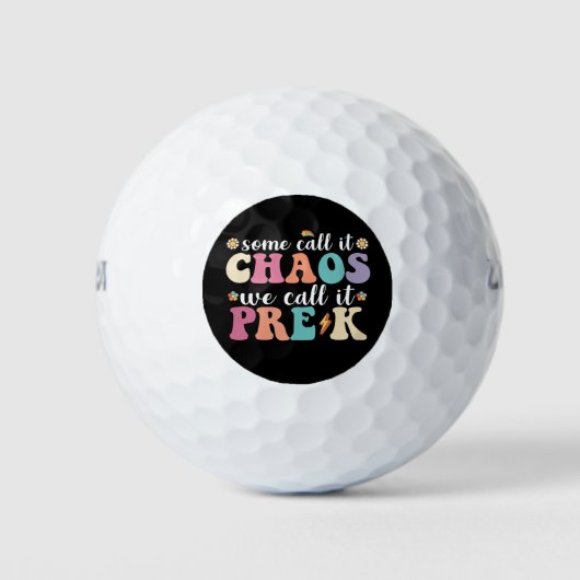Balles De Golf Super Certains L'Appelent Chaos Nous L'Appelons Pr (Devant)