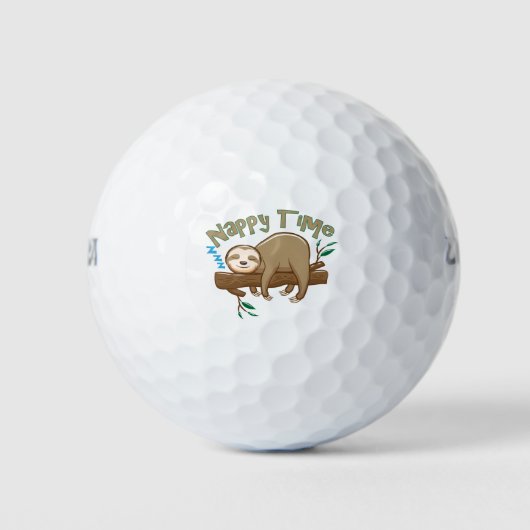 Balles De Golf Super Delighful Baby Sloth (Devant)