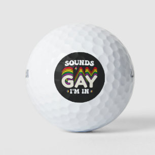 Balles De Golf Super LGBT Pride Sonne Gay I In