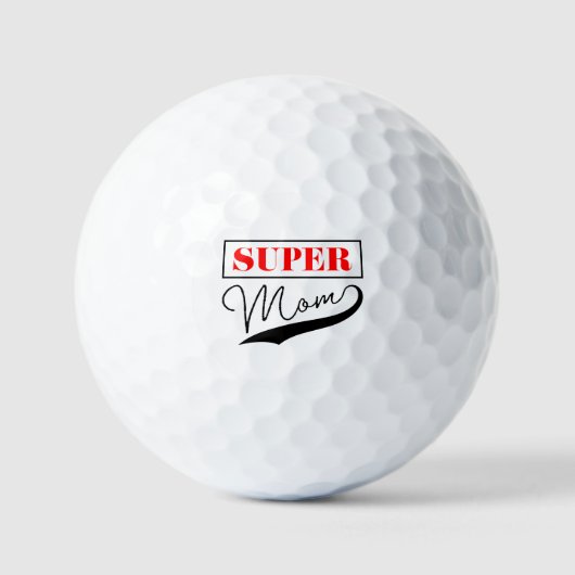 Balles De Golf Super Maman (Recto)