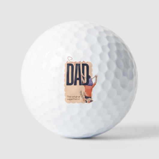 Balles De Golf Super papa (Recto)