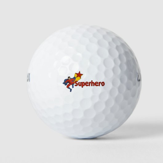 Balles De Golf Superhero (Devant)