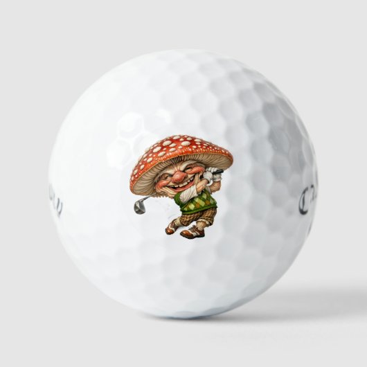 Balles de Golf Supersoft Lucky Champignon (Recto)