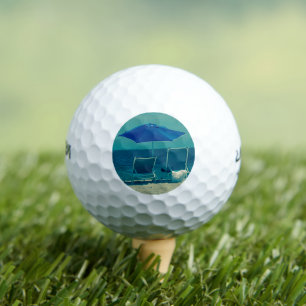 Balles De Golf Sur la plage Blue Sand 4Darryl