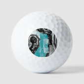 Balles De Golf Surface actuelle – Flux abstrait et structure pers (Recto)
