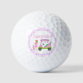 Balles De Golf Swing For Pink Golf Outing Sensibilisation au Canc (Recto)