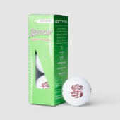 Balles De Golf Swirl sucre de canne avec nom (Conditionnement)