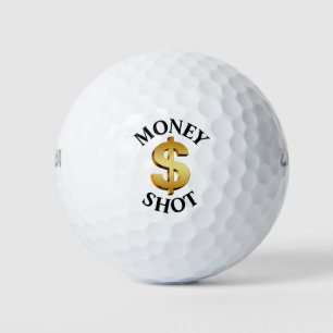 Balles De Golf Symbole argent tiré Dollar Boules de golf personna