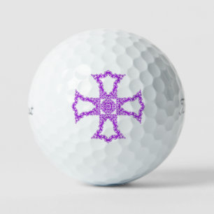 Balles De Golf Symbole de la Croix Chrétienne Foi et Fraternité
