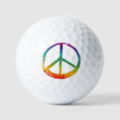 Balles De Golf Symbole de la PAIX - 1960 Pas de Cravate hippie de (Recto)