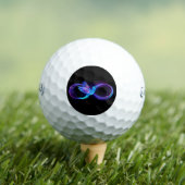 Balles De Golf Symbole de Neon Infinity par Glowing Hummingbird (T-shirt Insitu)