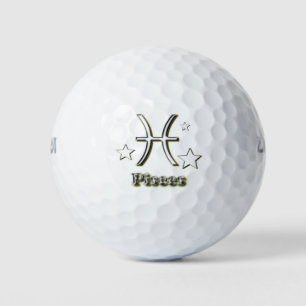 Balles De Golf Symbole de Pisces